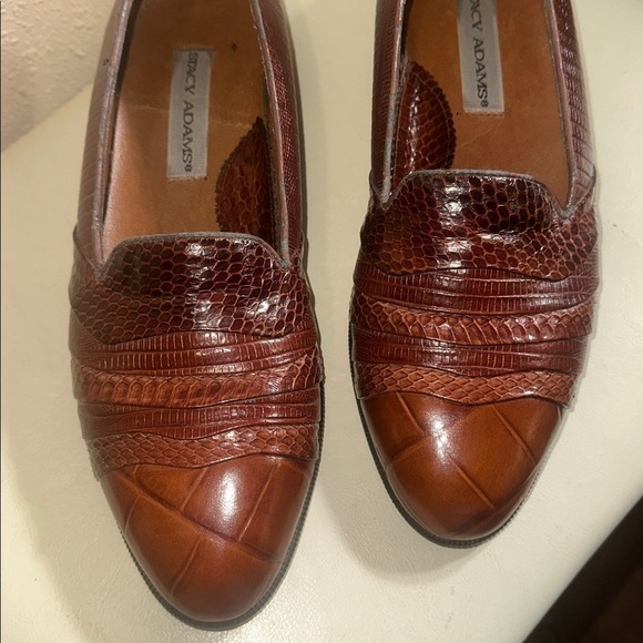 Stacy Adam’s Snakeskin Dress Loafers Size 8 1/2 M main image 7